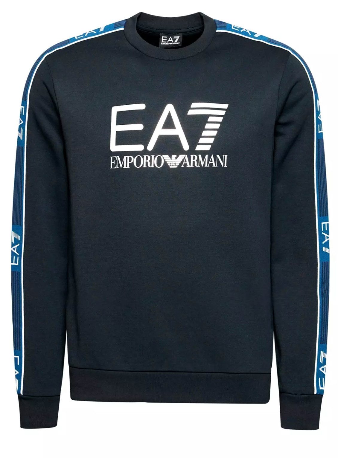 Emporio Armani Sweatshirt EA7 Tennis Club Tape Retro Pullover Elastische St günstig online kaufen