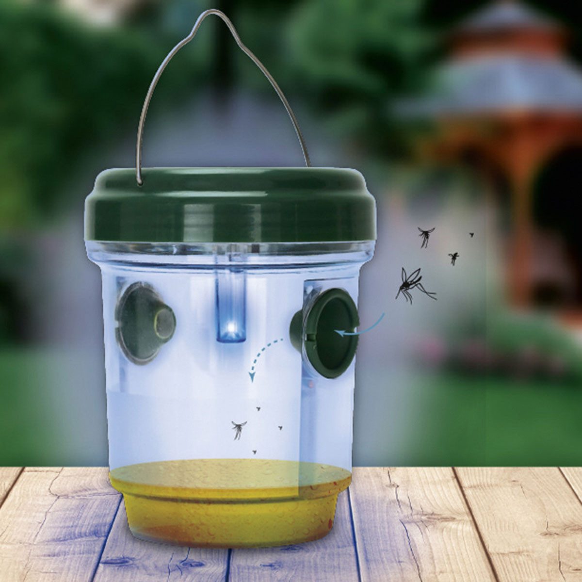 JE CHERCHE UNE IDEE Futternapf TRAMPA PARA MOSQUITOS SOLAR