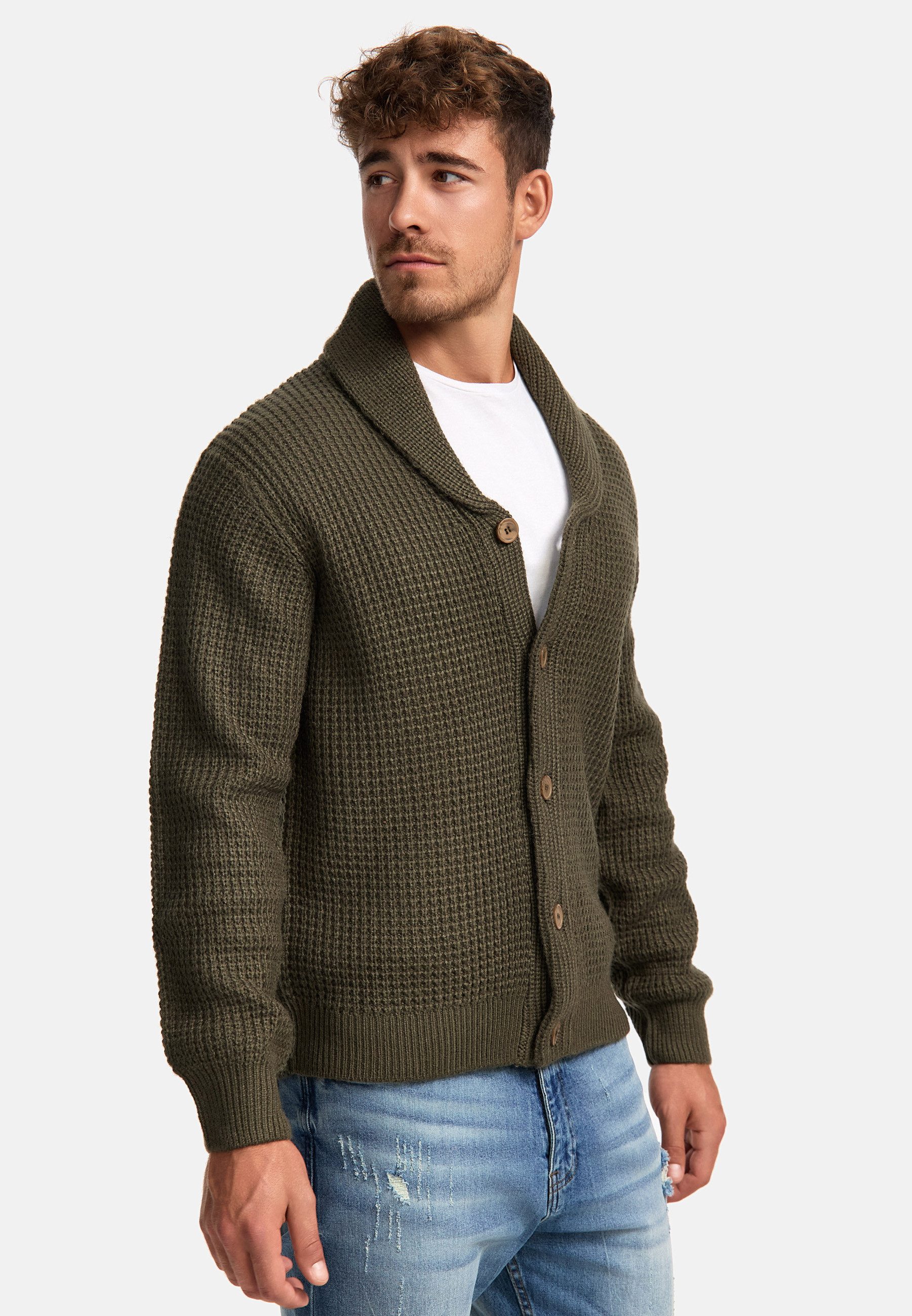 INDICODE Strickjacke Herren INBrandox Herrenstrickjacke – Bild 4 von 5