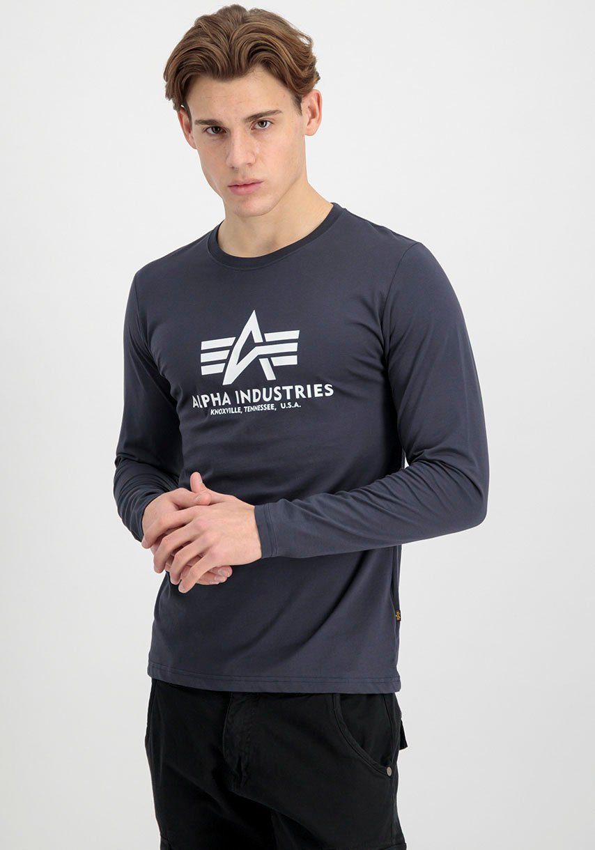 Alpha Industries Langarmshirt BASIC T - LS navy