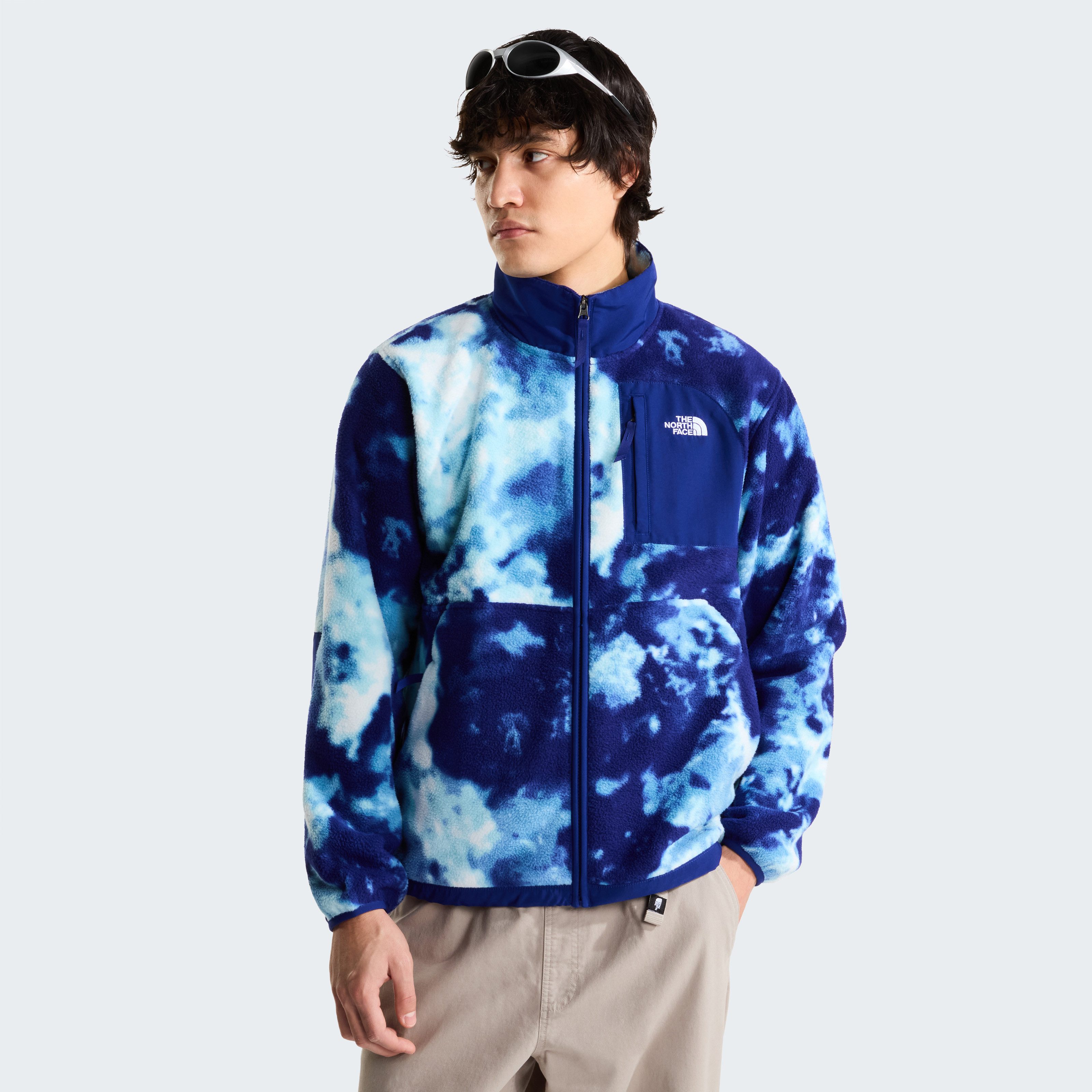 The North Face Fleecejacke M YUMIORI OFF PEAK FULL ZIP JACKET -PRNT für Erwachsene, mit durchgehendem Reißverschluss, aus Polyester