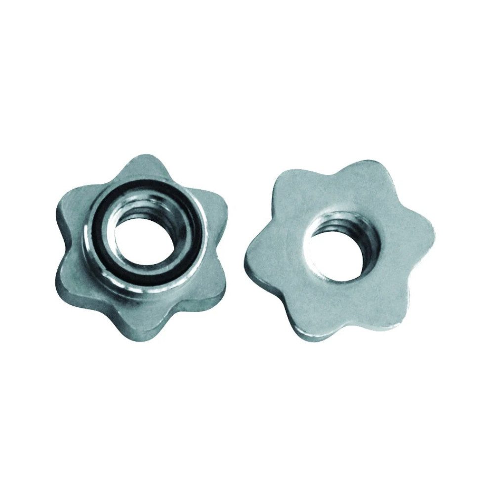 Tunturi Langhantelstange Tunturi Schroefsluiting - Schraubverschluss - 30 mm - Schwarz - 2er-Se