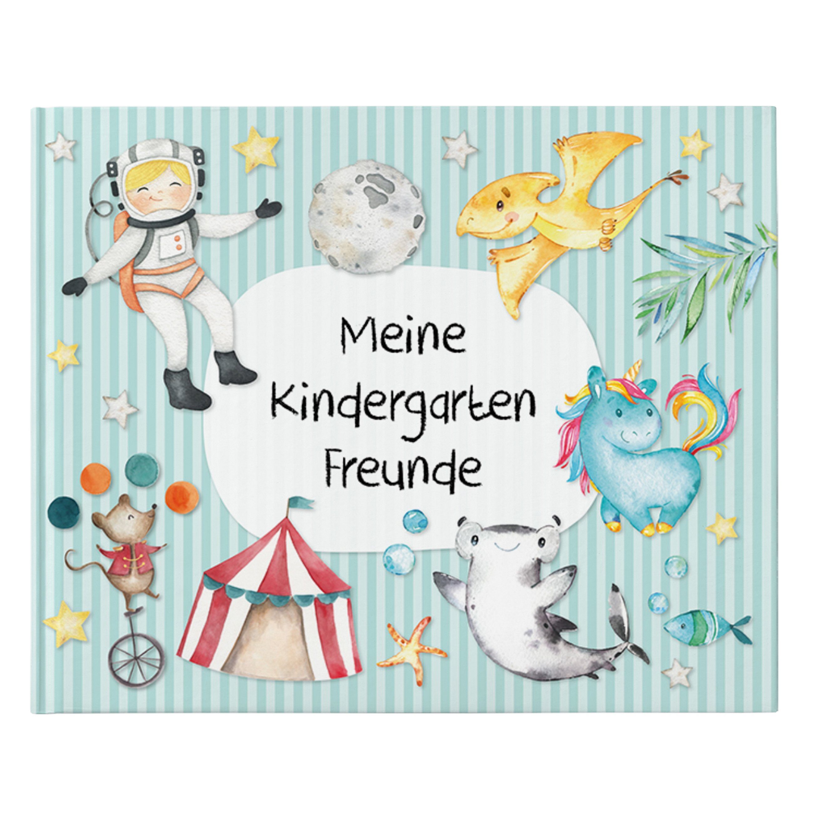 PAPIERDRACHEN Tagebuch Freundebuch für Kinder - Schulfreunde