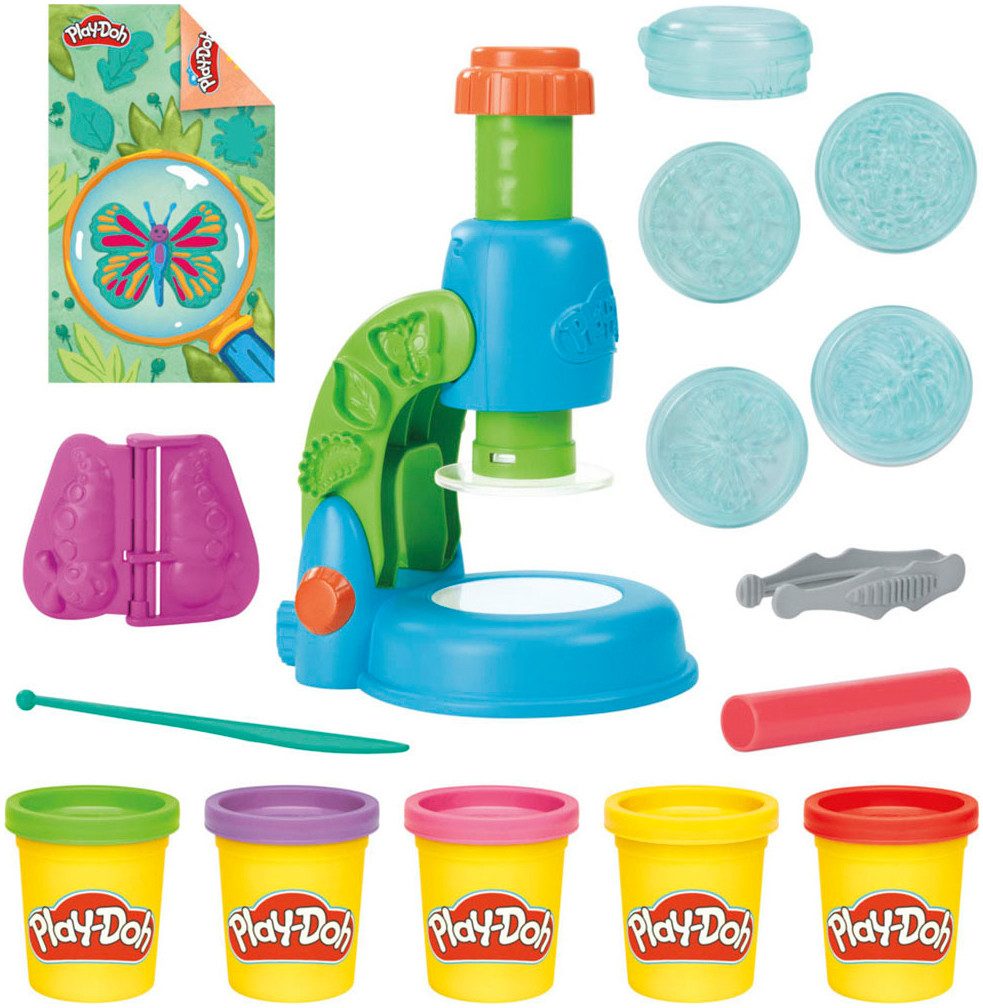 Hasbro Knetform-Set Play-Doh, Mikroskop mit Licht