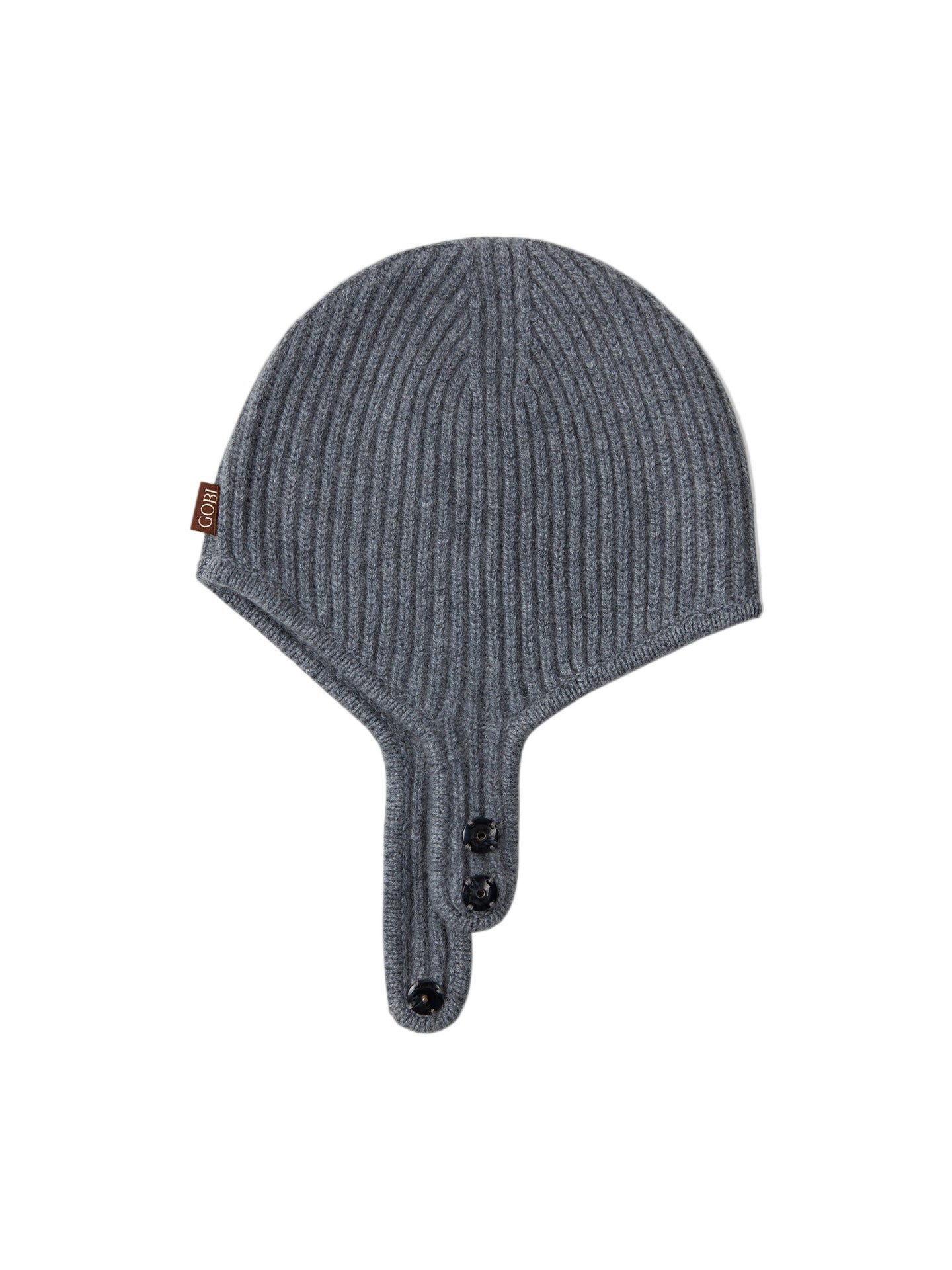 GOBI Cashmere Beanie Gestrickte Kaschmir Aviator-Mütze