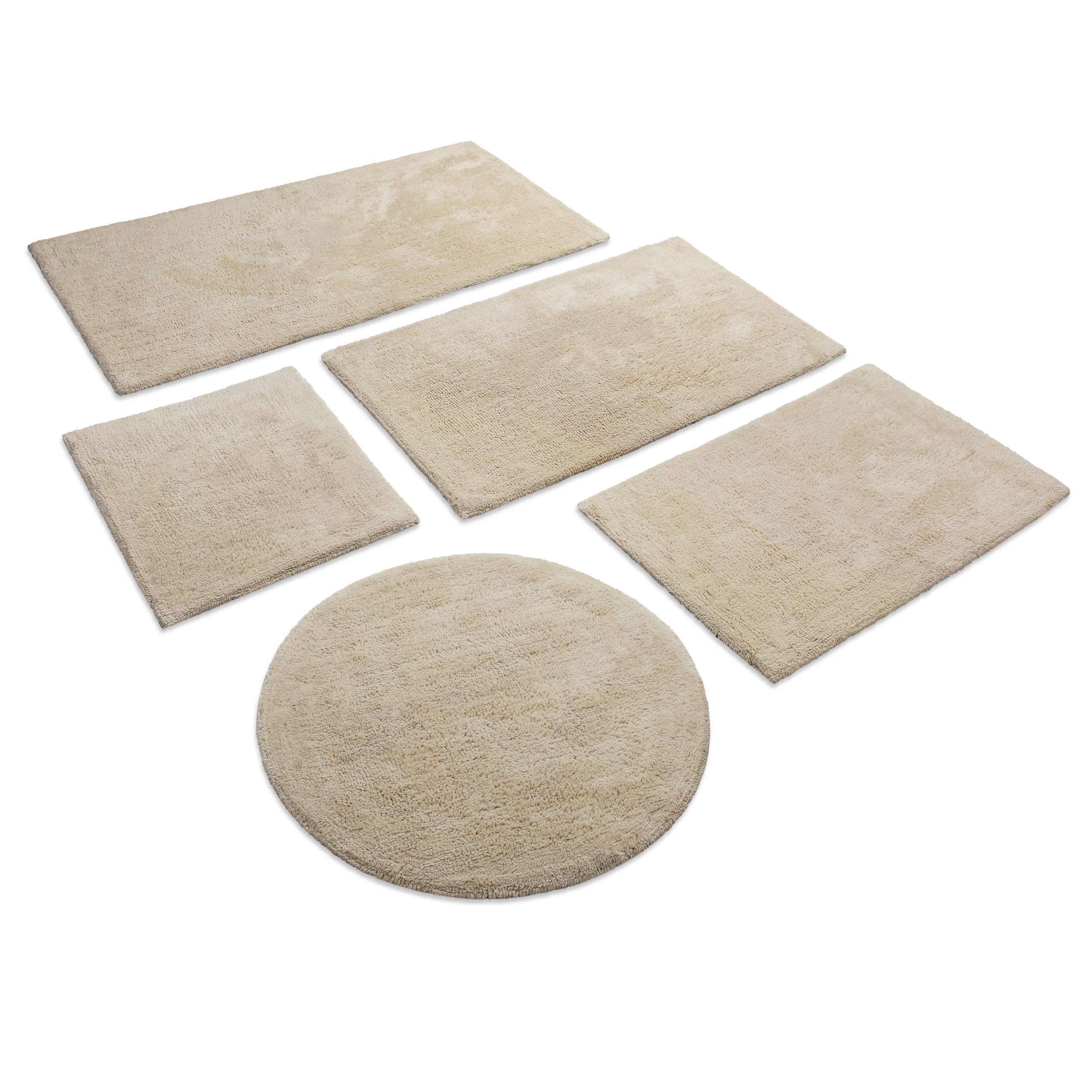 Wecon home Basics Badematte Erik, Höhe 20 mm, Baumwolle, rechteckig, waschbar, rutschfest, sehr weich, strapazierfähig, pflegeleicht