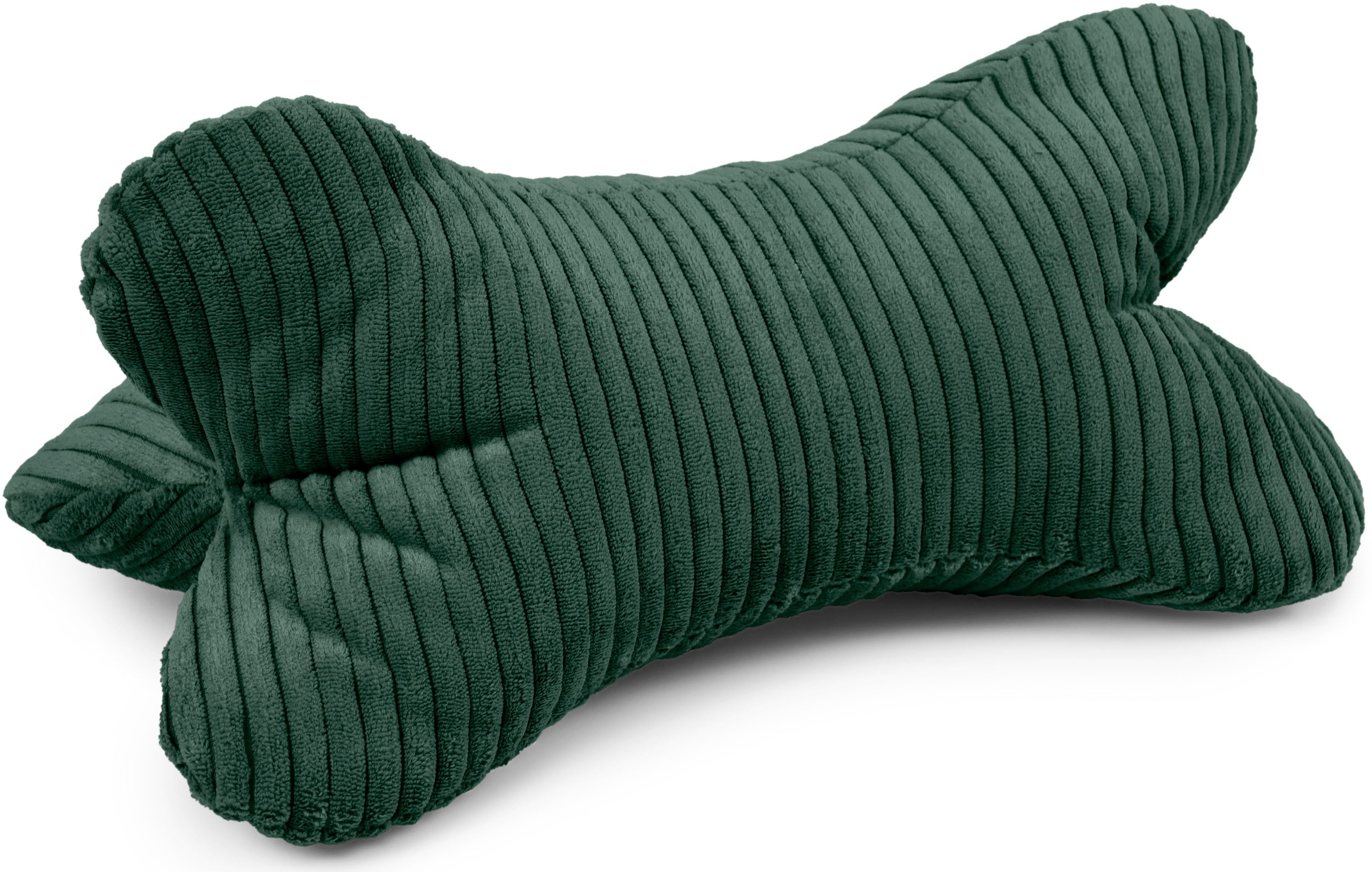 Amilian Nackenkissen - Leseknochen ca. 44x22 cm - Knochenkissen - Lesenknochenkissen, waschbar, Buch- und Tabletstütze - Lesekissen zum Relaxen, Knochenkissen zum Lesen - Knochenform Kissen - Nackenkissen