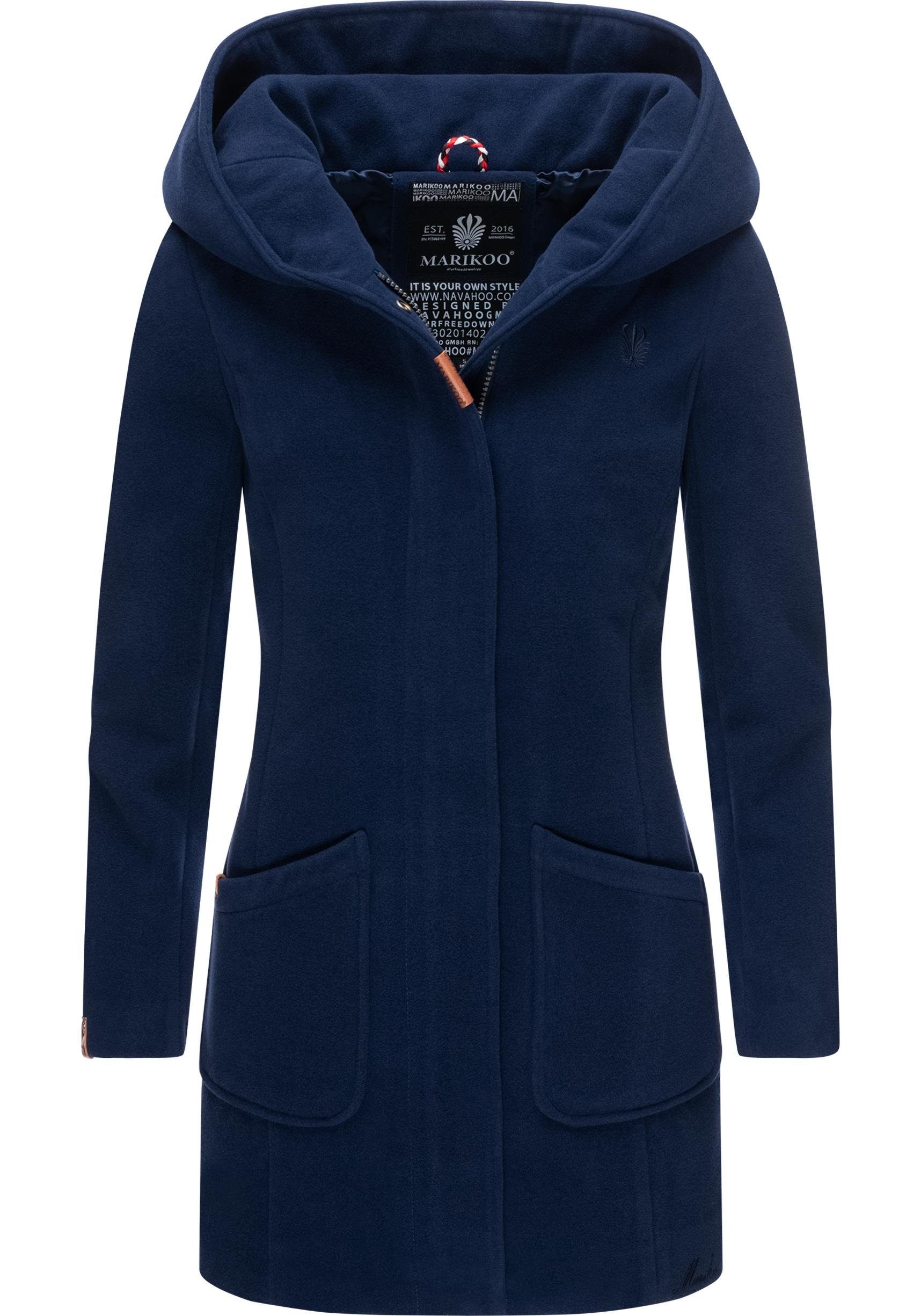 Marikoo Wintermantel Maikoo hochwertiger Mantel in Wollmantel-Optik mit gro günstig online kaufen