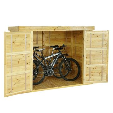 MCW Fahrradbox MCW-H63b (1 St), Abschließbar, Inkl. Dachfolie, Inkl. Schlüssel
