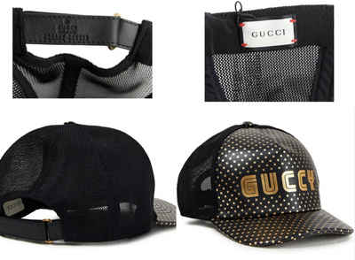 GUCCI Baseball Cap GUCCI X SEGA LEDER GUCCY Stars Baseball Hat Baseballkappe Baseballcap