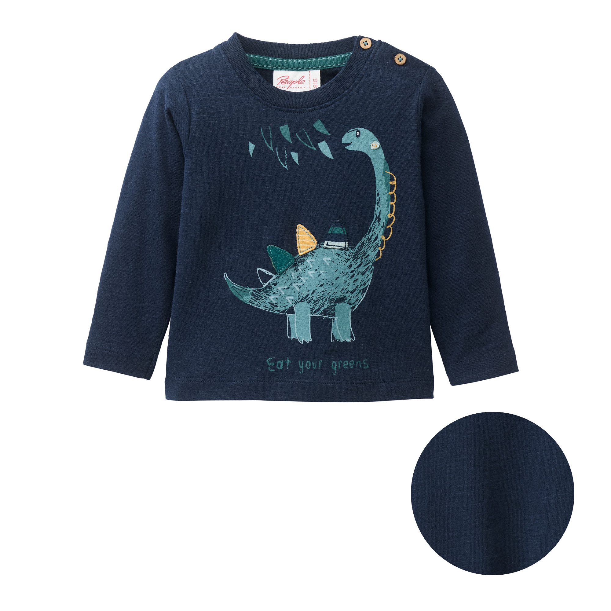 People Wear Organic Langarmshirt mit Motiv, günstig online kaufen