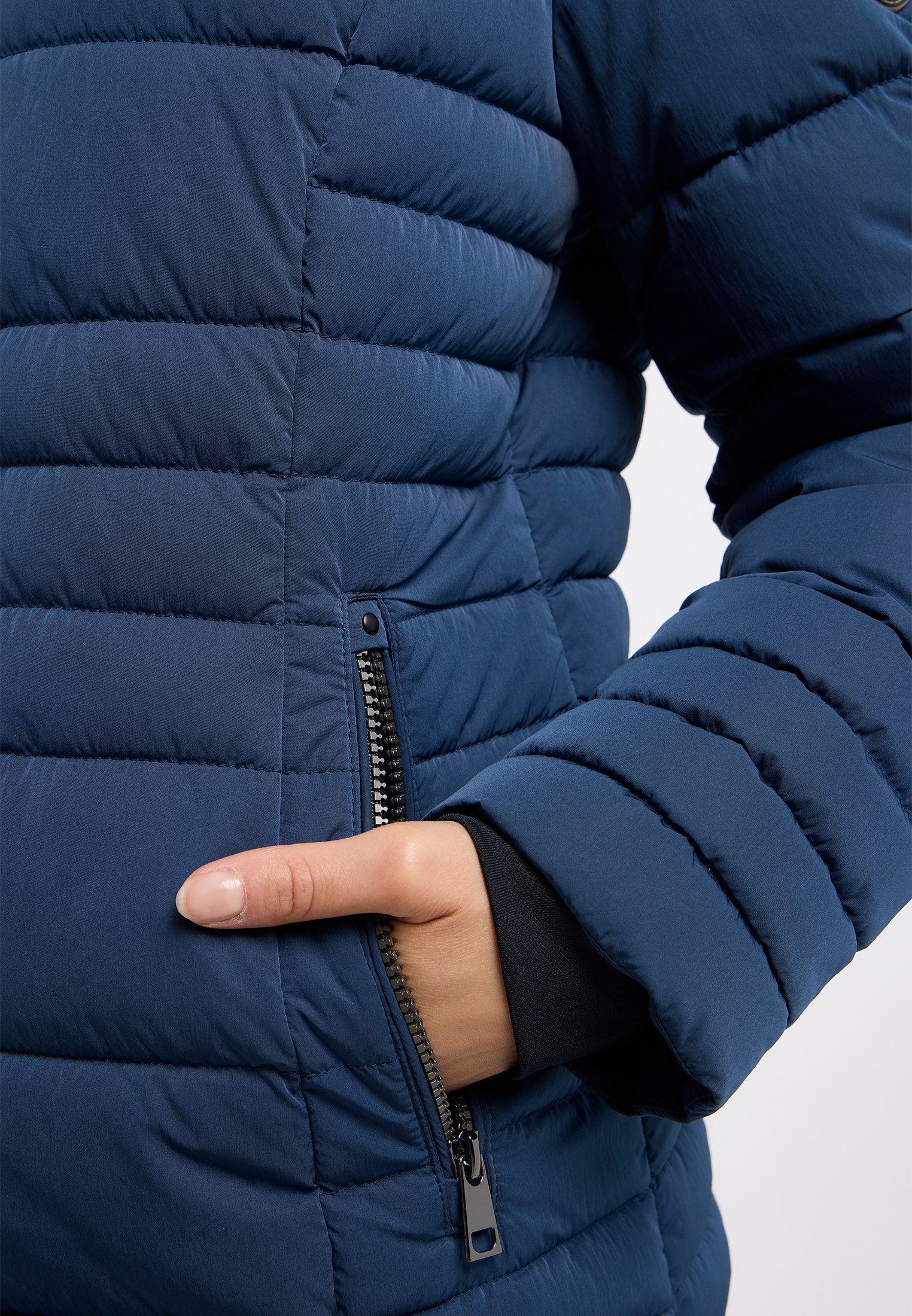 Barbara Lebek Steppjacke mit Kapuze