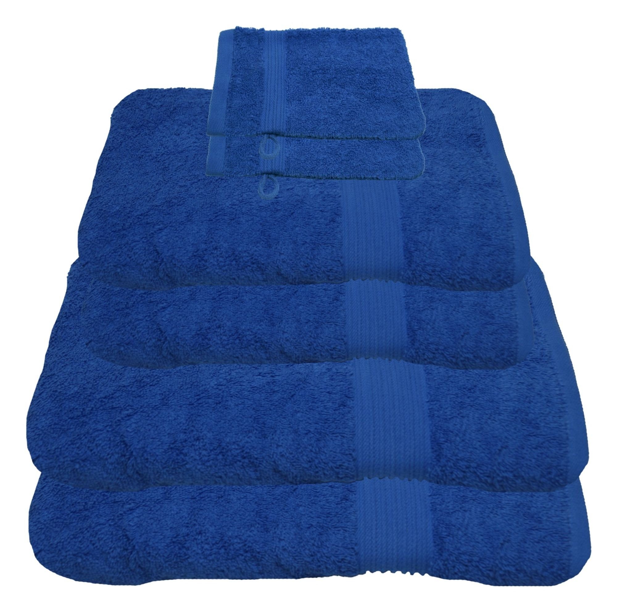 Julie Julsen Handtücher 6-Handtücher-Royalblau, Baumwolle (6-St) günstig online kaufen