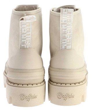 Buffalo RAVEN LACEUP HI Beige Stiefelette Damen Schnürstiefel