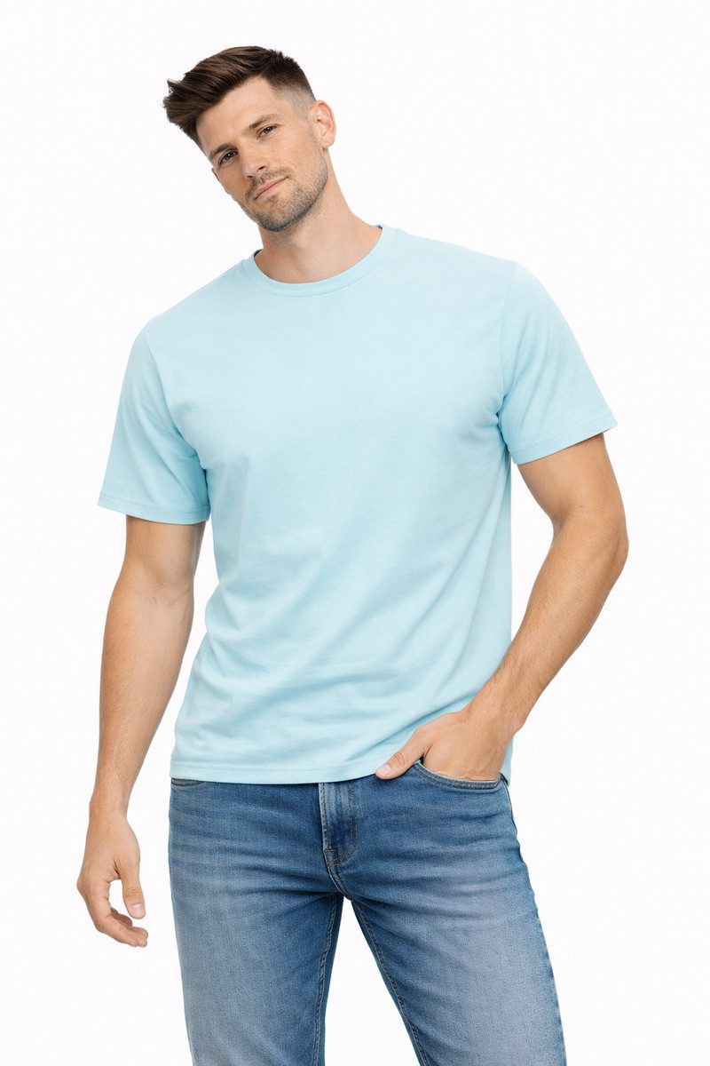 PAYPER T-Shirt PAYPER Herren T-Shirt Rundhalsausschnitt Basic Shirt Größe S bis 4XL in vielen Farben