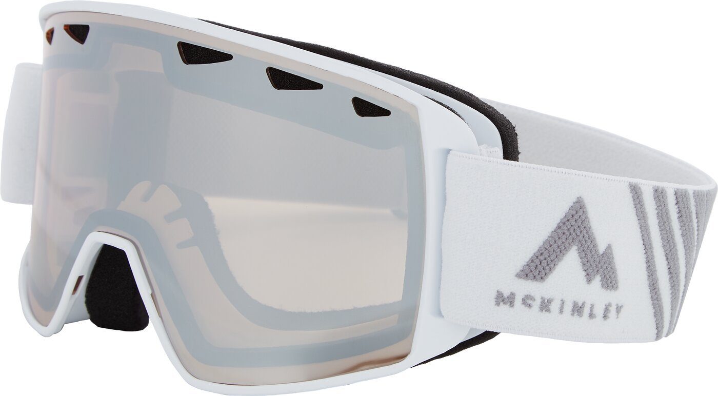 Base Plus WHITE/GREYDARK Ux.-Ski-Brille 3.0 McKINLEY Skibrille