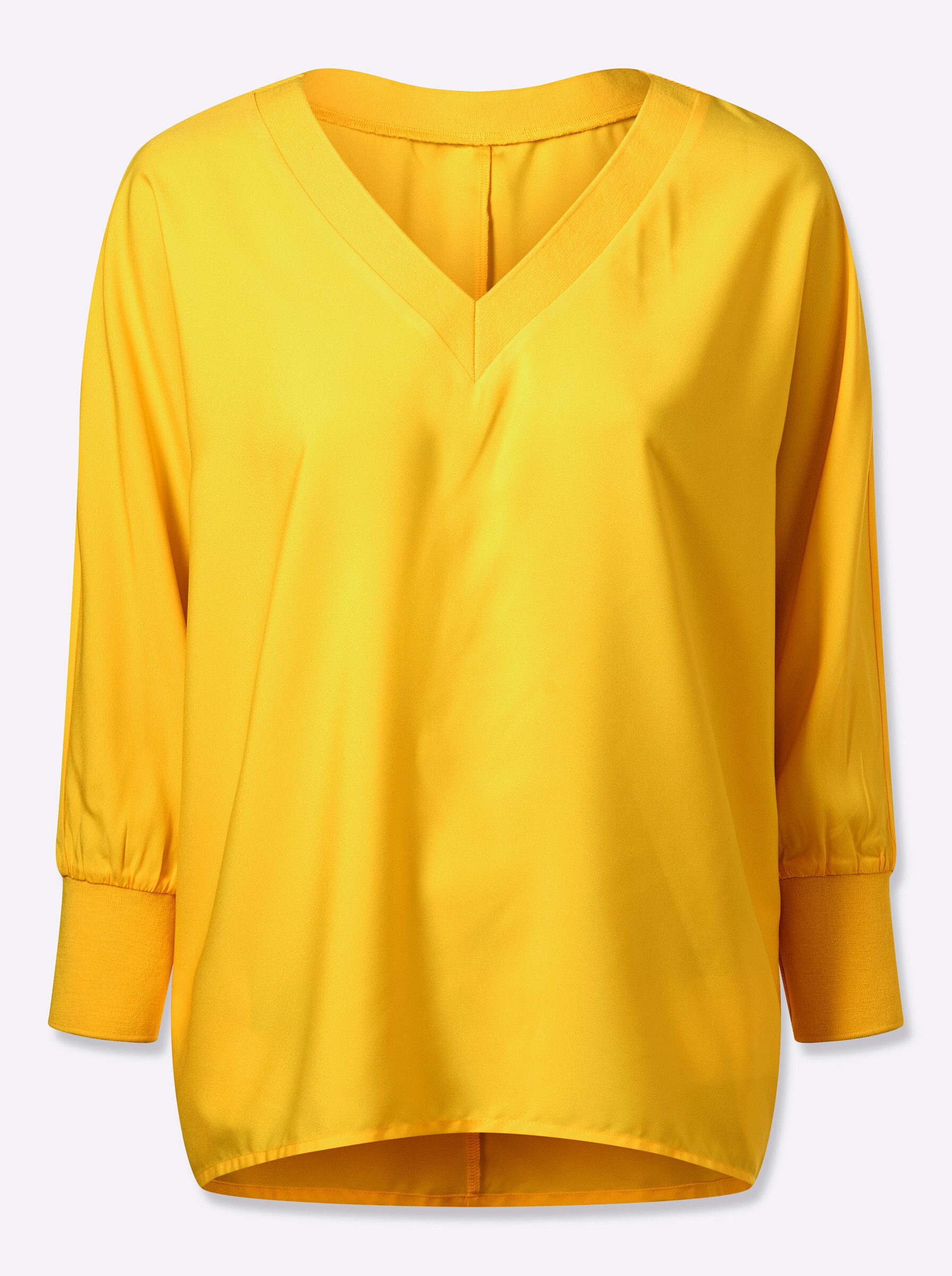 Sieh an! Klassische Bluse Bluse Langarm