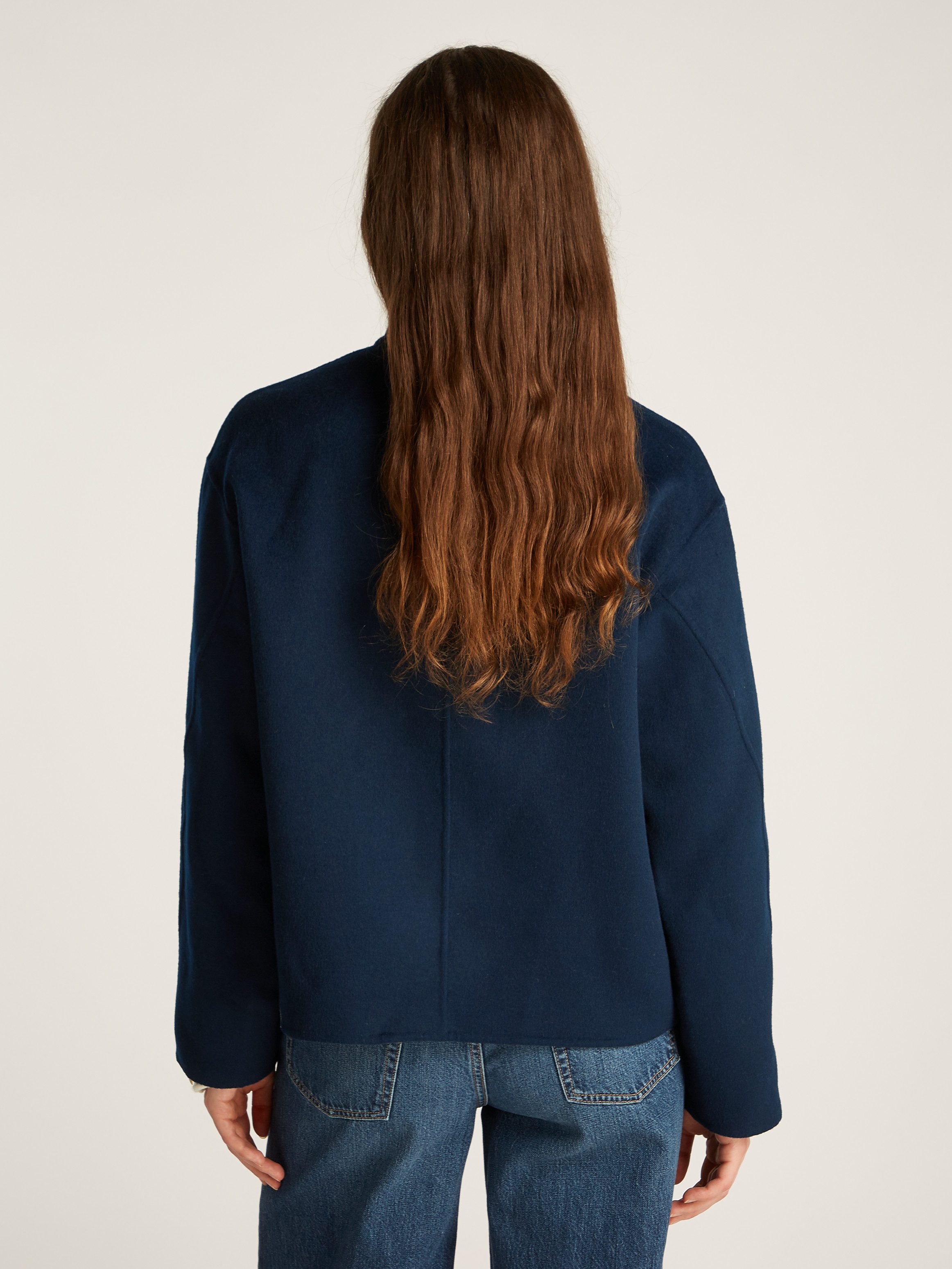 Tommy Hilfiger Bomberjacke DF WOOL BOMBER JACKET mit Wollanteil günstig online kaufen