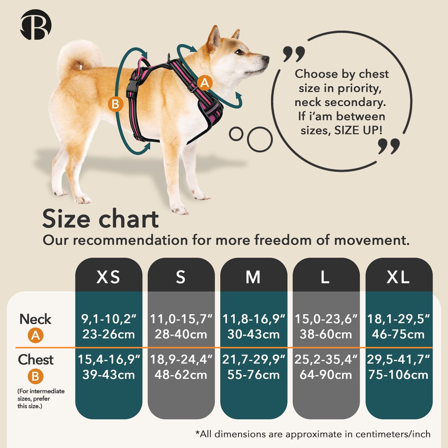 Bluzelle Hunde-Sicherheitsgeschirr Hundegeschirr mit Tasche / günstig online kaufen