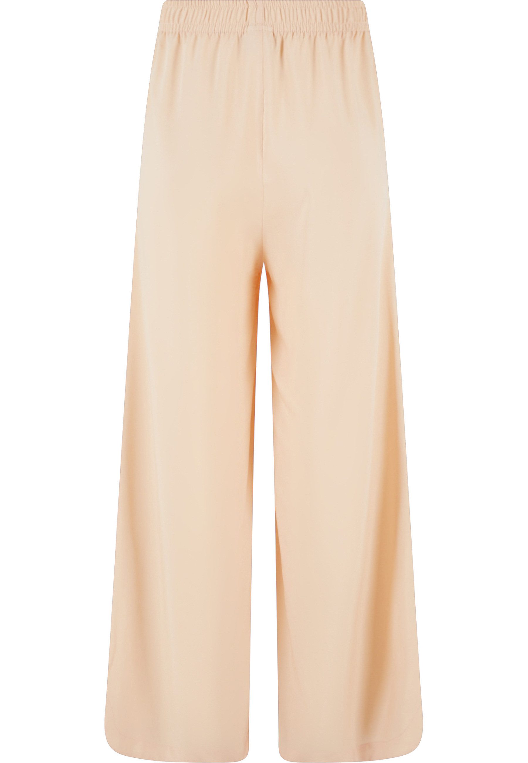 URBAN CLASSICS Stoffhose Urban Classics Damen Ladies Wide Leg Viscose Pants (1-tlg)
