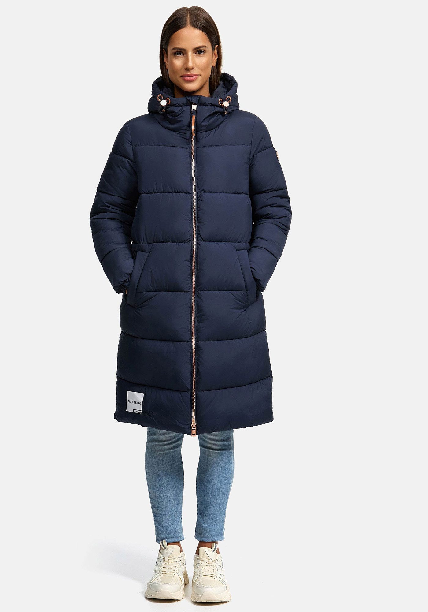 Marikoo Winterjacke Nomadiaa Lange Damen Winterjacke