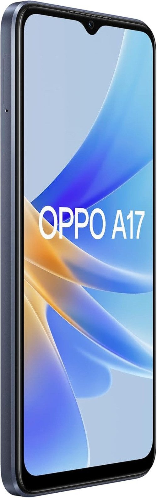 Oppo A17 Dual Sim 64GB CPH2477 Midnight Black Smartphone (16.66 cm/6.56 Zoll, 64 GB Speicherplatz, 50 MP Kamera, Dual-SIM, Micro-USB, 3,5-mm-Klinkenanschluss)