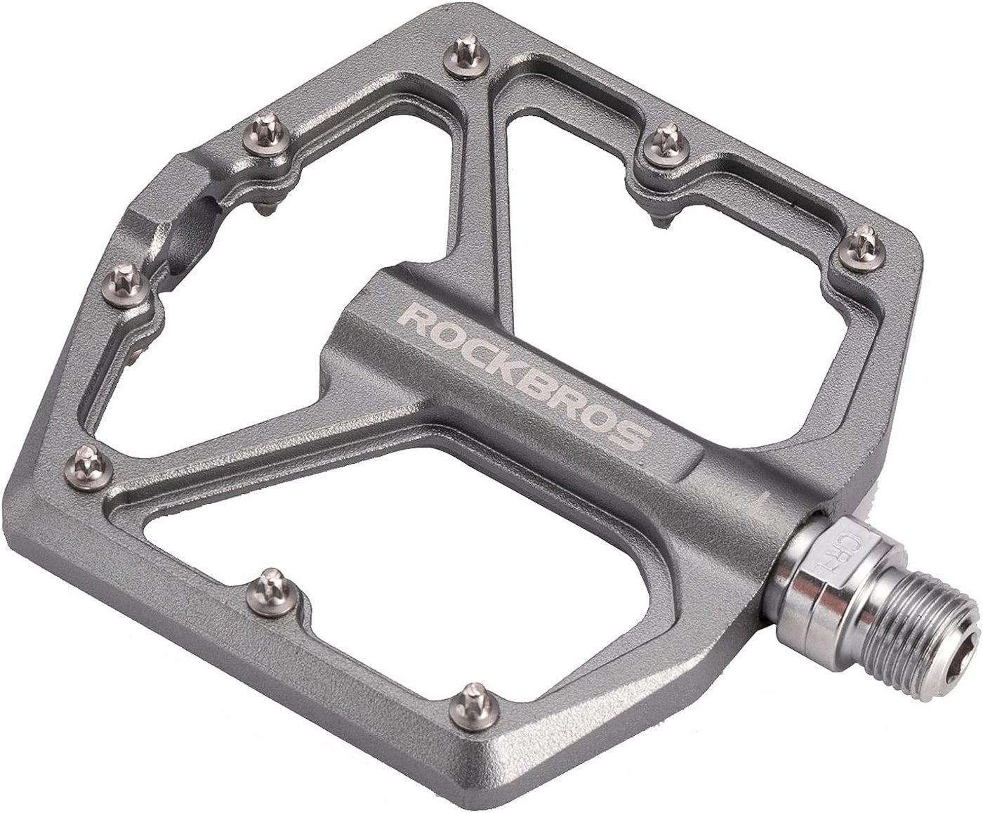 ROCKBROS Fahrradpedale Rennrad Pedale Aluminium Plattform Pedale 9/16 Zoll (Ultraleicht Antirutsch Fahrrad Pedale für MTB E-Bike Stadtrad)