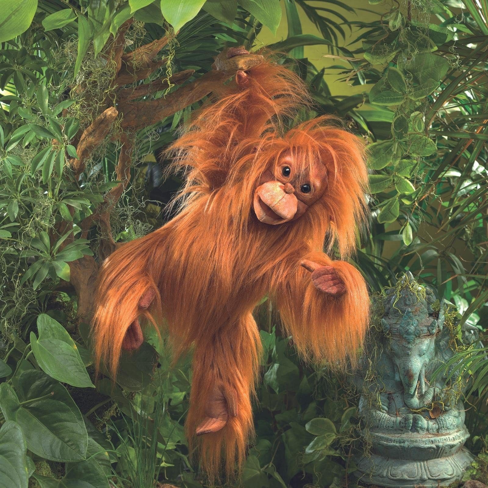 Folkmanis Handpuppen Handpuppe Folkmanis Baby Orang-Utan