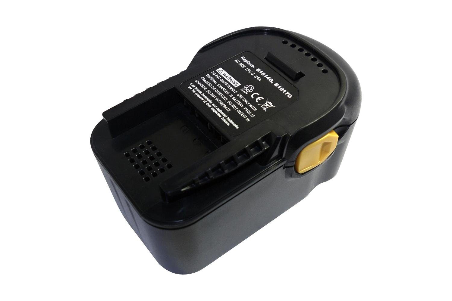 PowerSmart Akku 3300mAh Ni-MH 18V Ersatz für AEG B1814G, BS 18 G, BSB ...