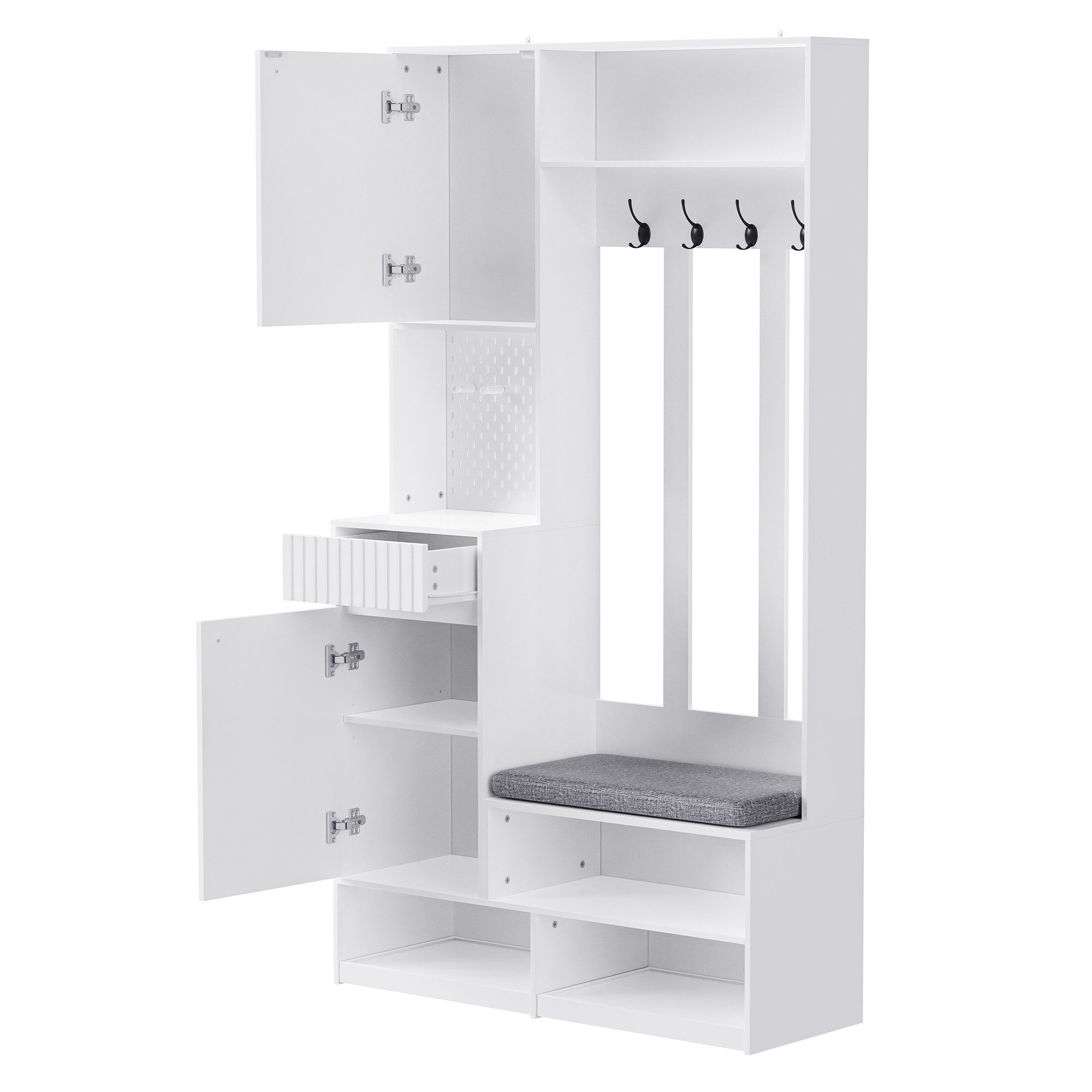 MODFU Garderoben-Set für Ihren Eingangsbereich, (Garderobenset günstig online kaufen