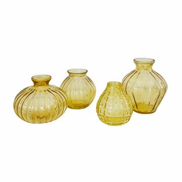 Mirabeau Dekovase Vase 4er Set Jonos gelb