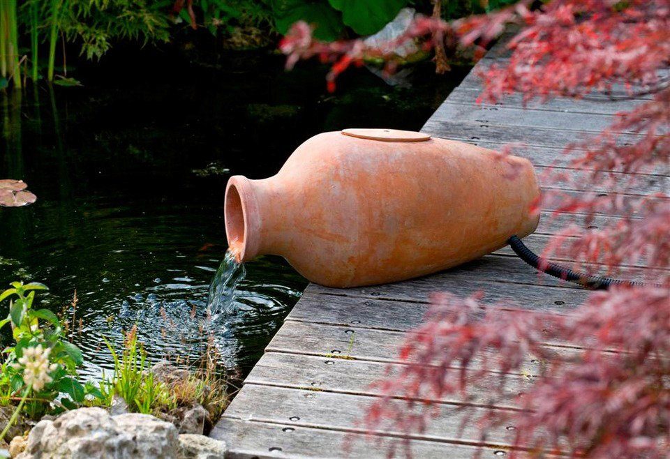 Ubbink Gartenbrunnen Amphora, 30 cm Breite, (inkl. Pumpe, Filtermedien und Anschlussmaterial) | Brunnen