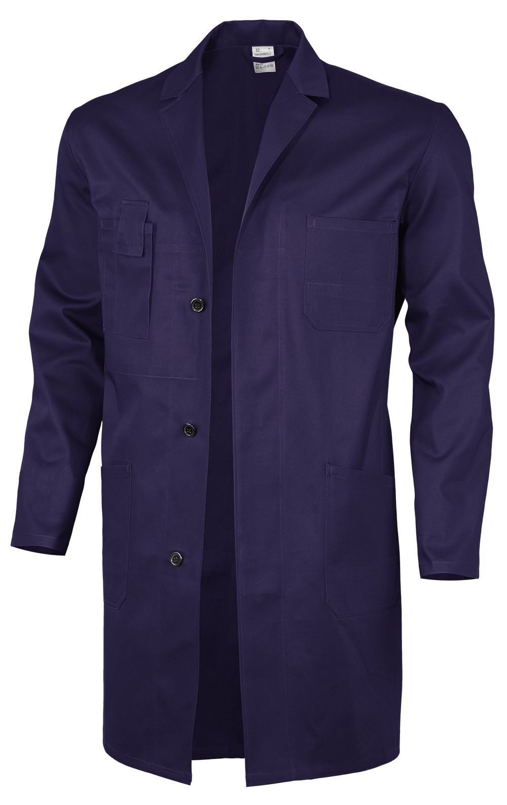 Qualitex Workwear Arbeitsjacke waschbarer basic Berufsmantel - BW 240 g - aus reiner Baumwolle (1-St) standard Laborkittel mit 5 Taschen - Strapazierfähig - Pflegeleicht
