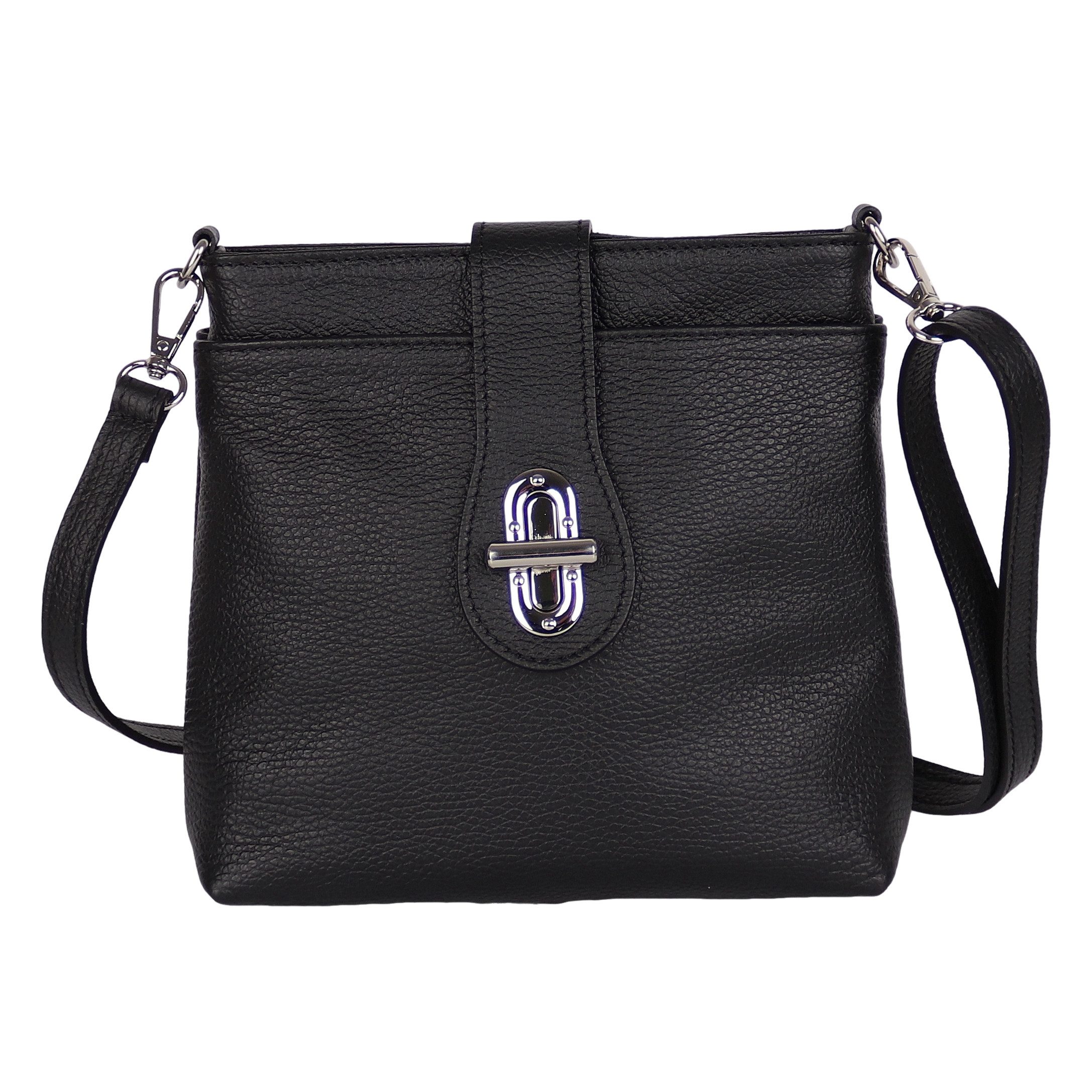 MIRROSI Umhängetasche Damen Crossbody Bag, Echtleder Made In Italy, (22x22x günstig online kaufen
