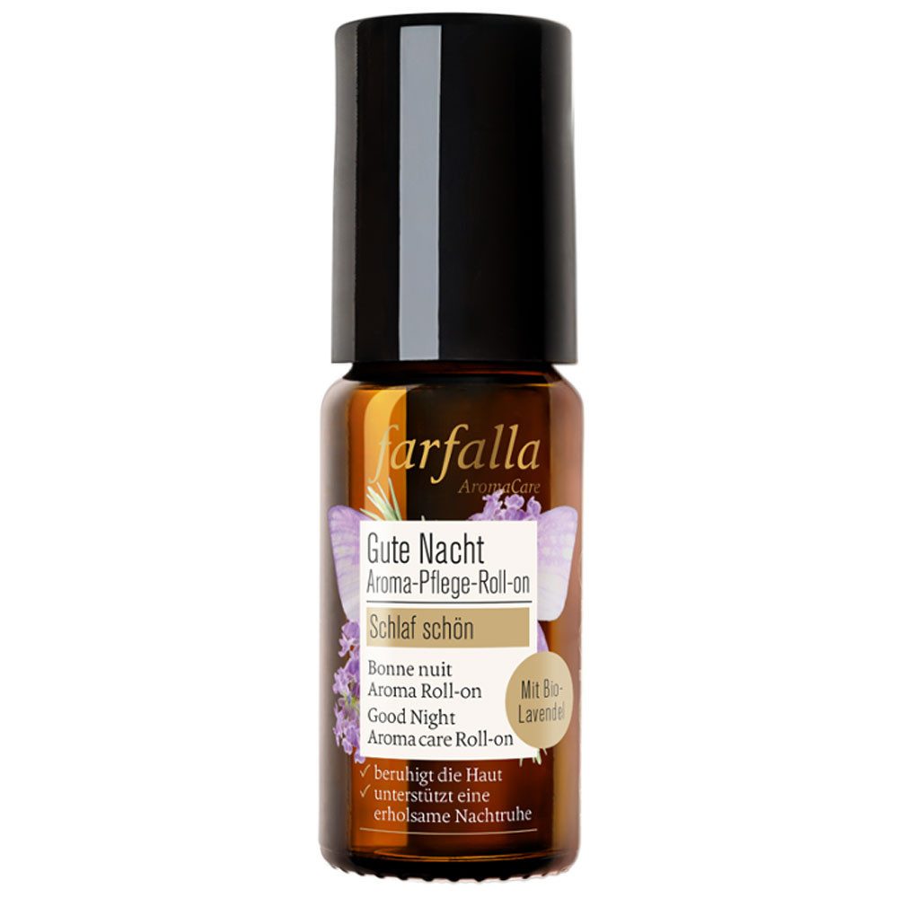 Farfalla Essentials AG Duftöl Gute Nacht Aroma-Pflege-Roll-on Schlaf schön, 10 ml