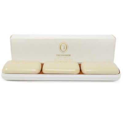 Trussardi Handseife Trussardi Luxury Case Perfumed Cream Seife 3x100g Creme seife