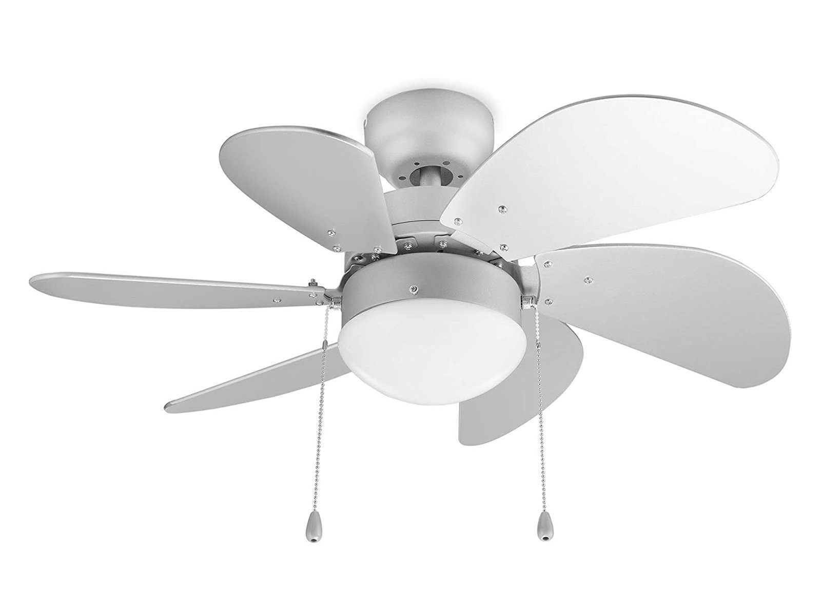 Tristar Deckenventilator, mit Licht und Zugschalter LEISE, Ø76cm, Raumlüfter mit Winterbetrieb
