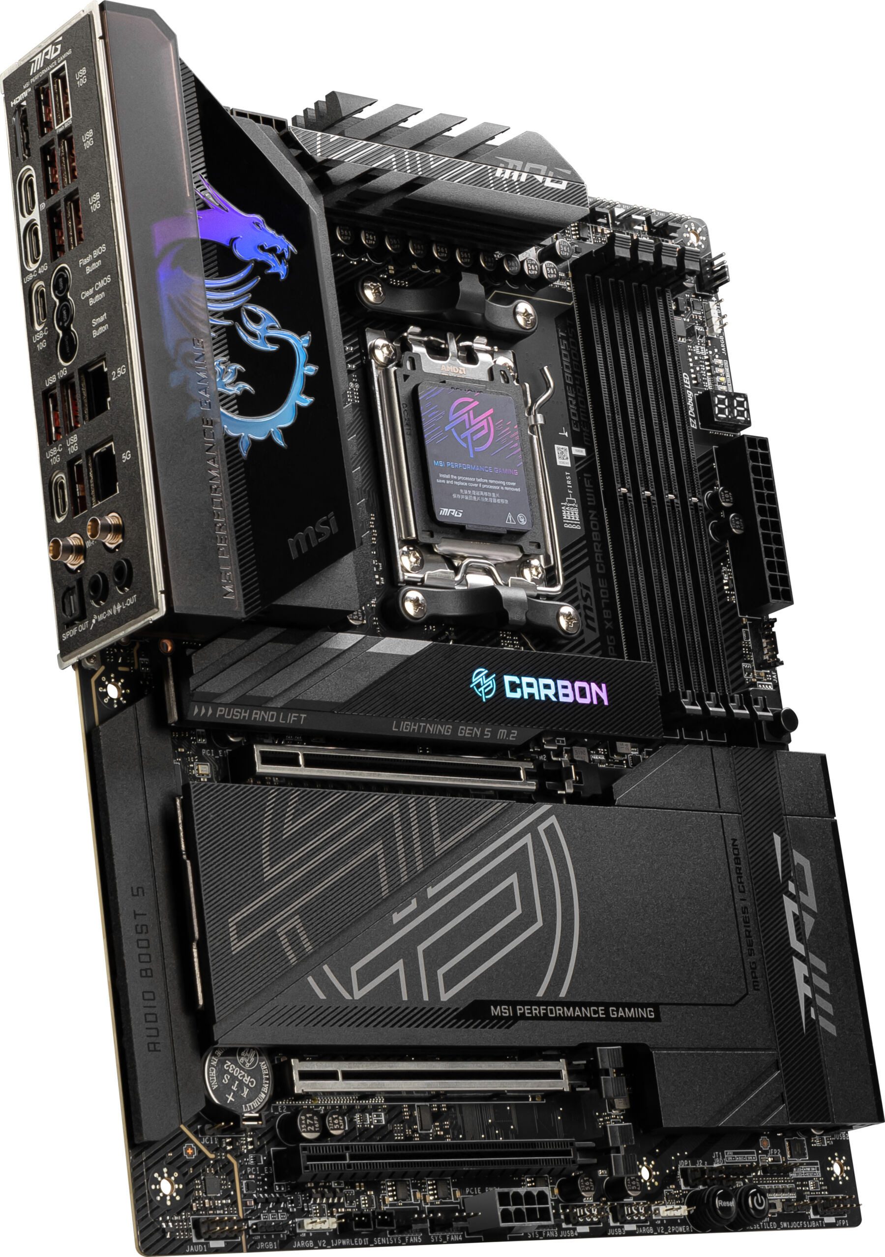 MSI MPG X870E CARBON WIFI Mainboard – Bild 3 von 5