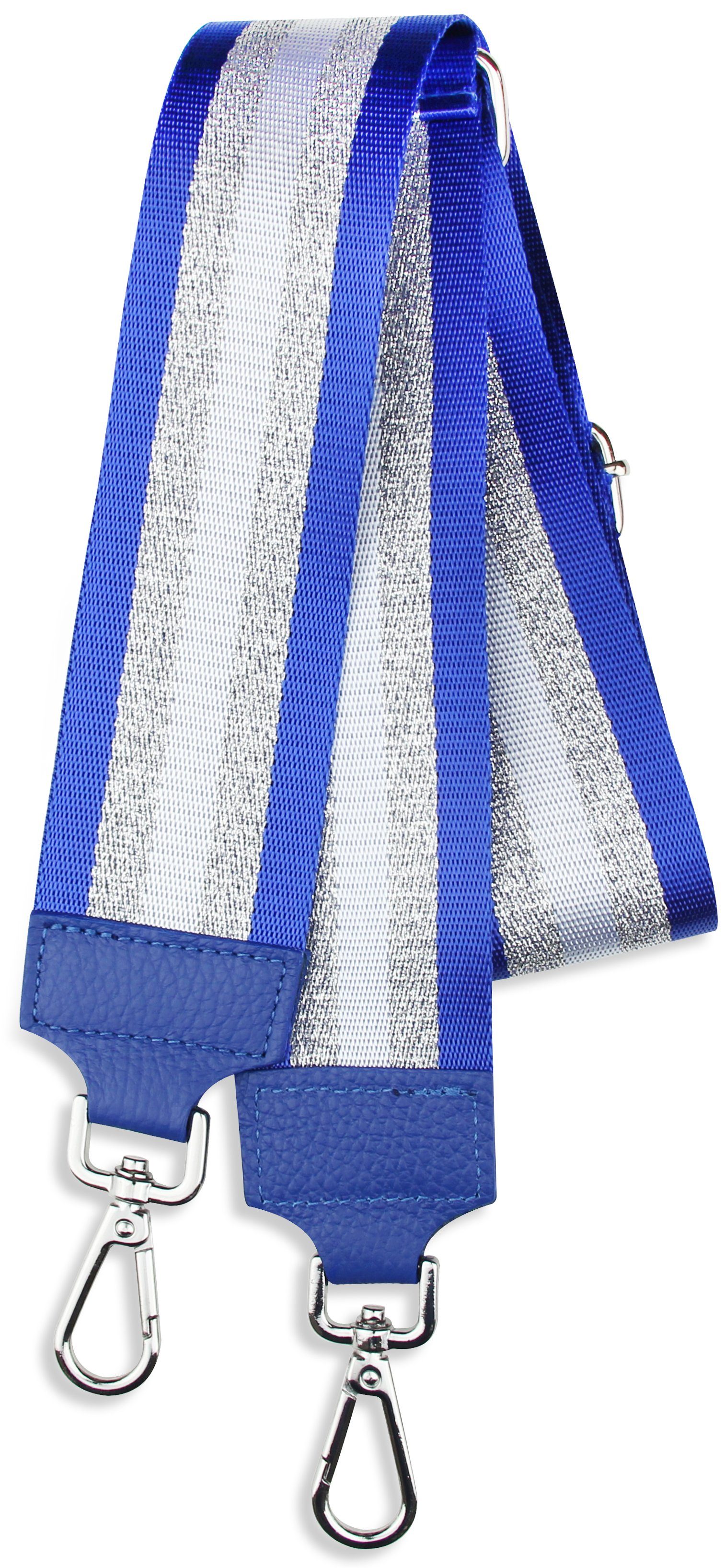 Frentree Schulterriemen MADE IN ITALY, 5cm breiter Schultergurt für Taschen, verstellbarer Gurt, Muster: Gestreift