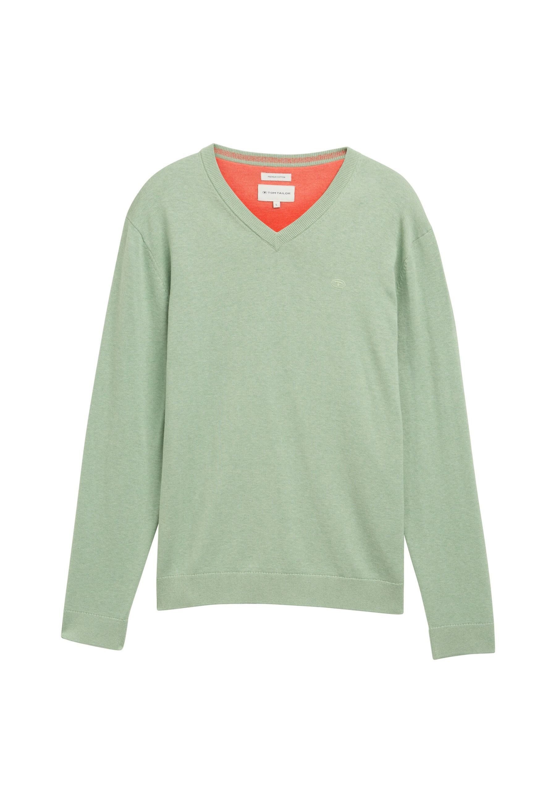 TOM TAILOR Strickpullover Pullover Strickpullover V-Neck günstig online kaufen