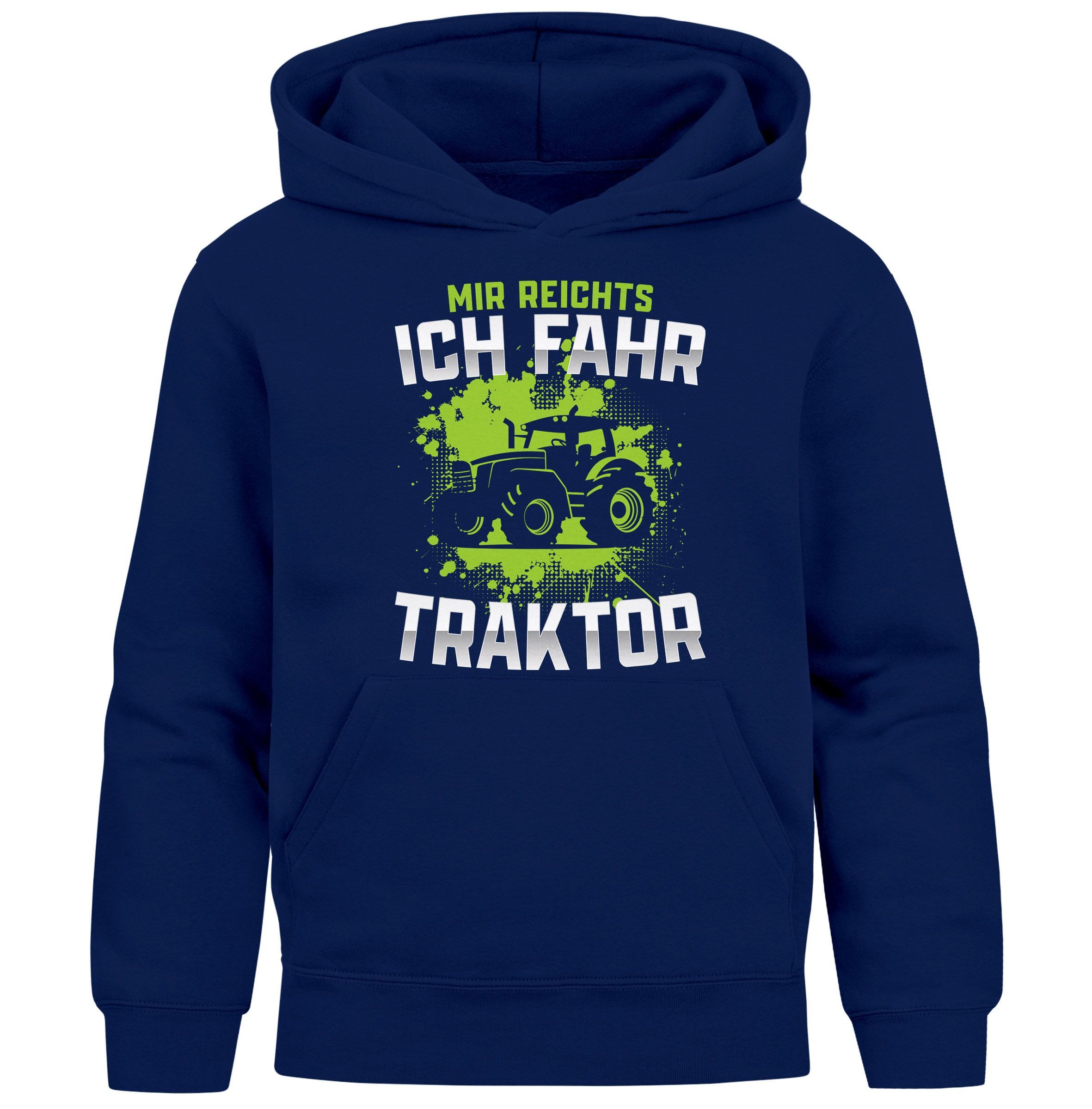 Hoodie Kinder Hoodie Jungen Trekkermotiv Mir reichts ich fahr Traktor Spruch