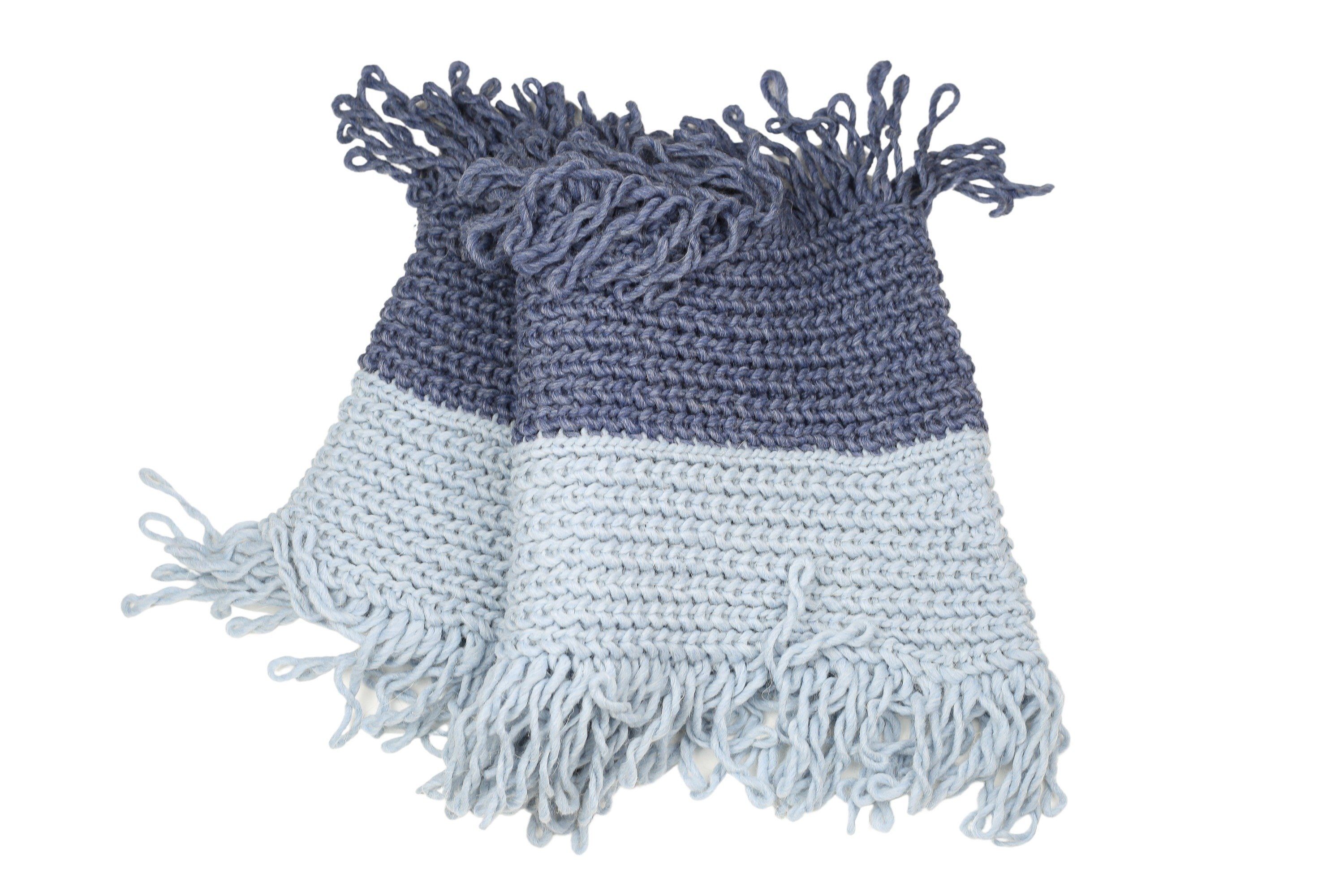 COLLEZIONE ALESSANDRO Loop Wuschel, (1-St), zweifarbig, Made in Italy, kuschelweich