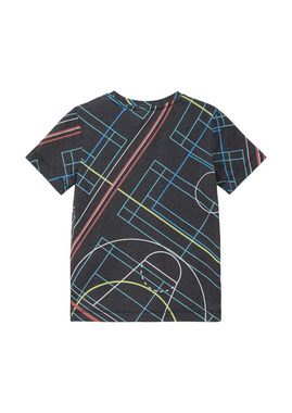 s.Oliver Kurzarmshirt T-Shirt mit Frontprint