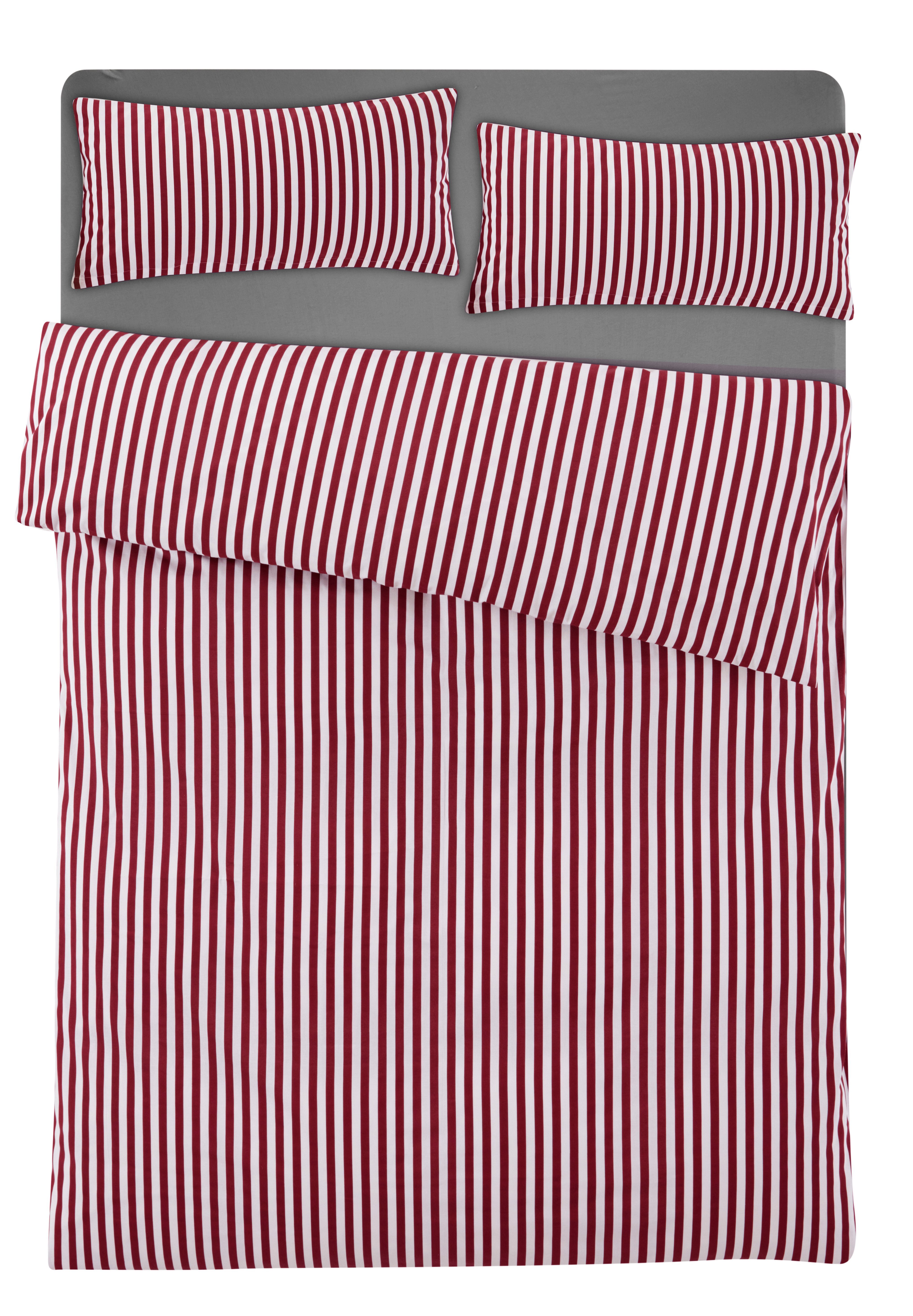 LeGer Home by Lena Gercke Bettwäsche Linnea, Renforcé, 2 teilig, aus 100% Baumwolle, Streifendesign