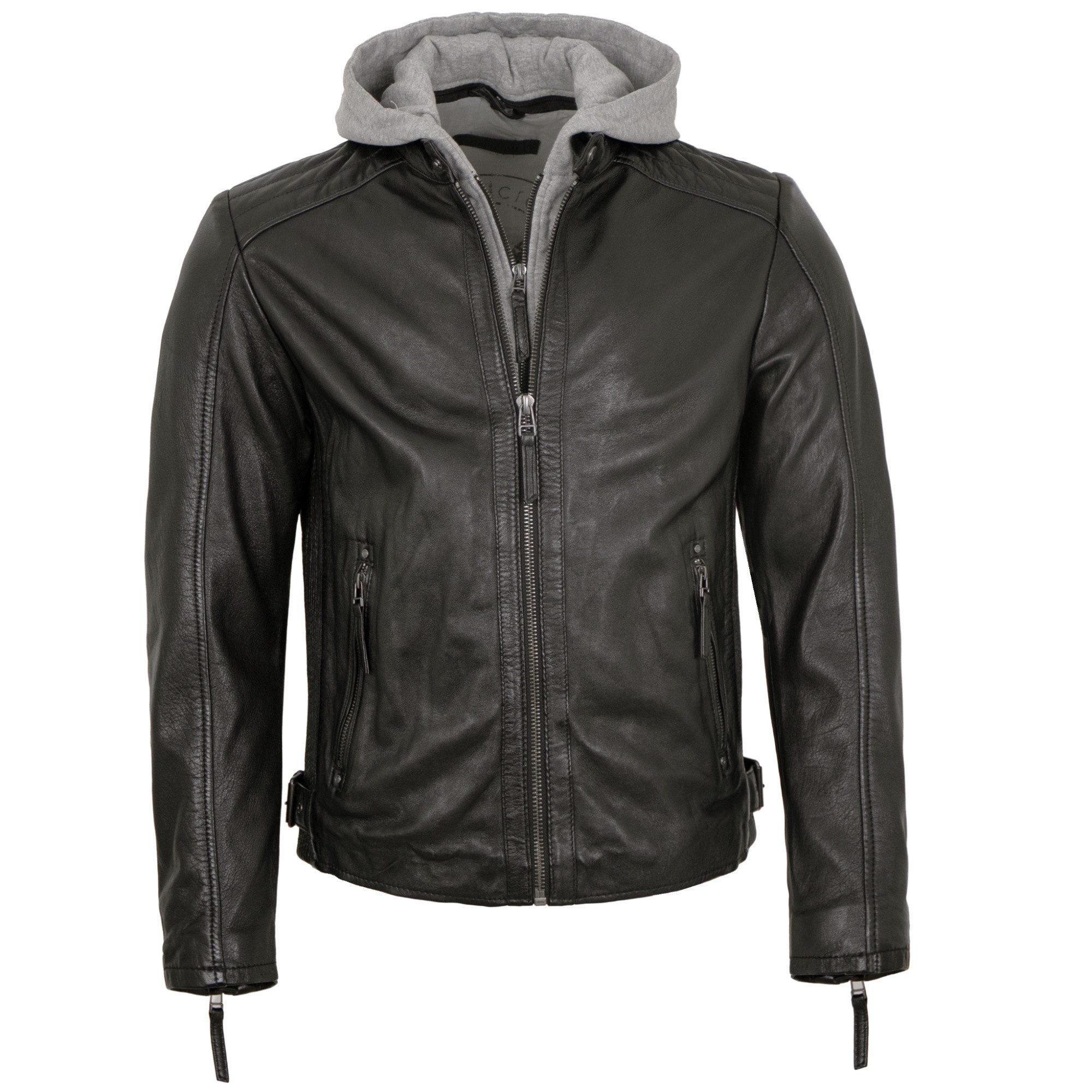 Deercraft Lederjacke DMLian Deercraft - Herren Lederjacke Kapuze Lammnappa günstig online kaufen