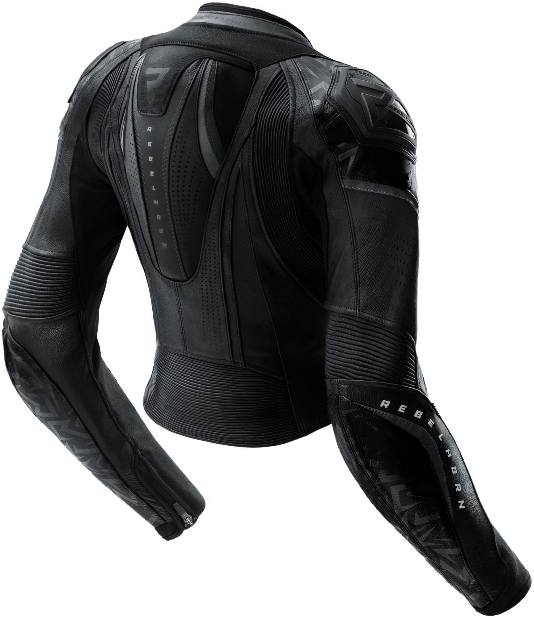 Rebelhorn Motorradjacke Diva RS Damen Motorrad Lederjacke Rückenprotektor enthalten,Verbindungsreißverschluss,Ellenbogenpro