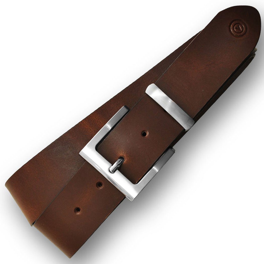 VITTOZZI Ledergürtel Gürtel, Morbido 4cm