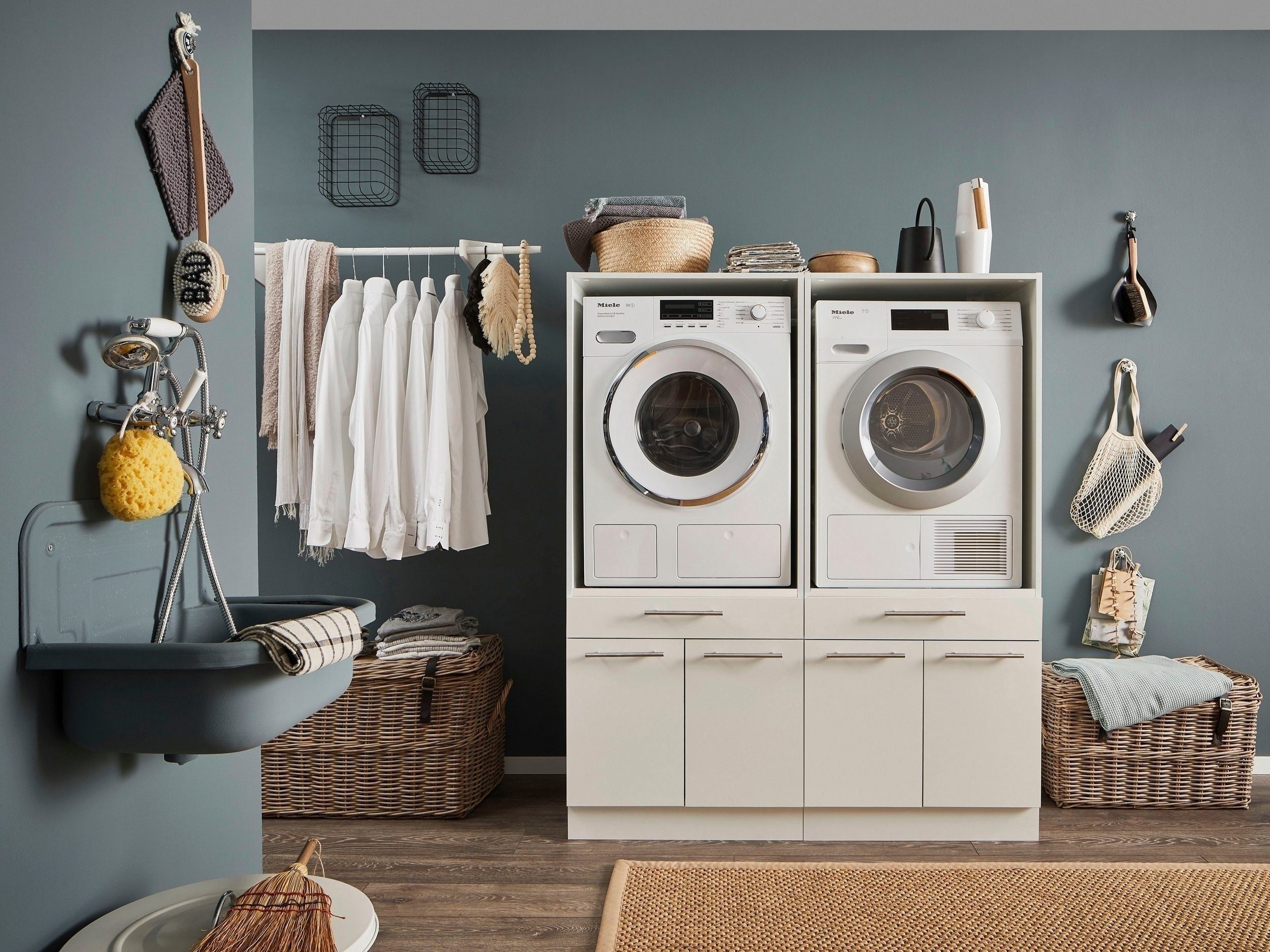 freiraum Waschmaschinenumbauschrank LAUNDREEZY in weiß - günstig online kaufen