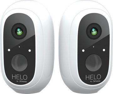Strong HELO View Kamera Kit In- & Outdoor Set Überwachungskamera (Außenbereich, Innenbereich, Full-HD IP65 Wi-Fi)
