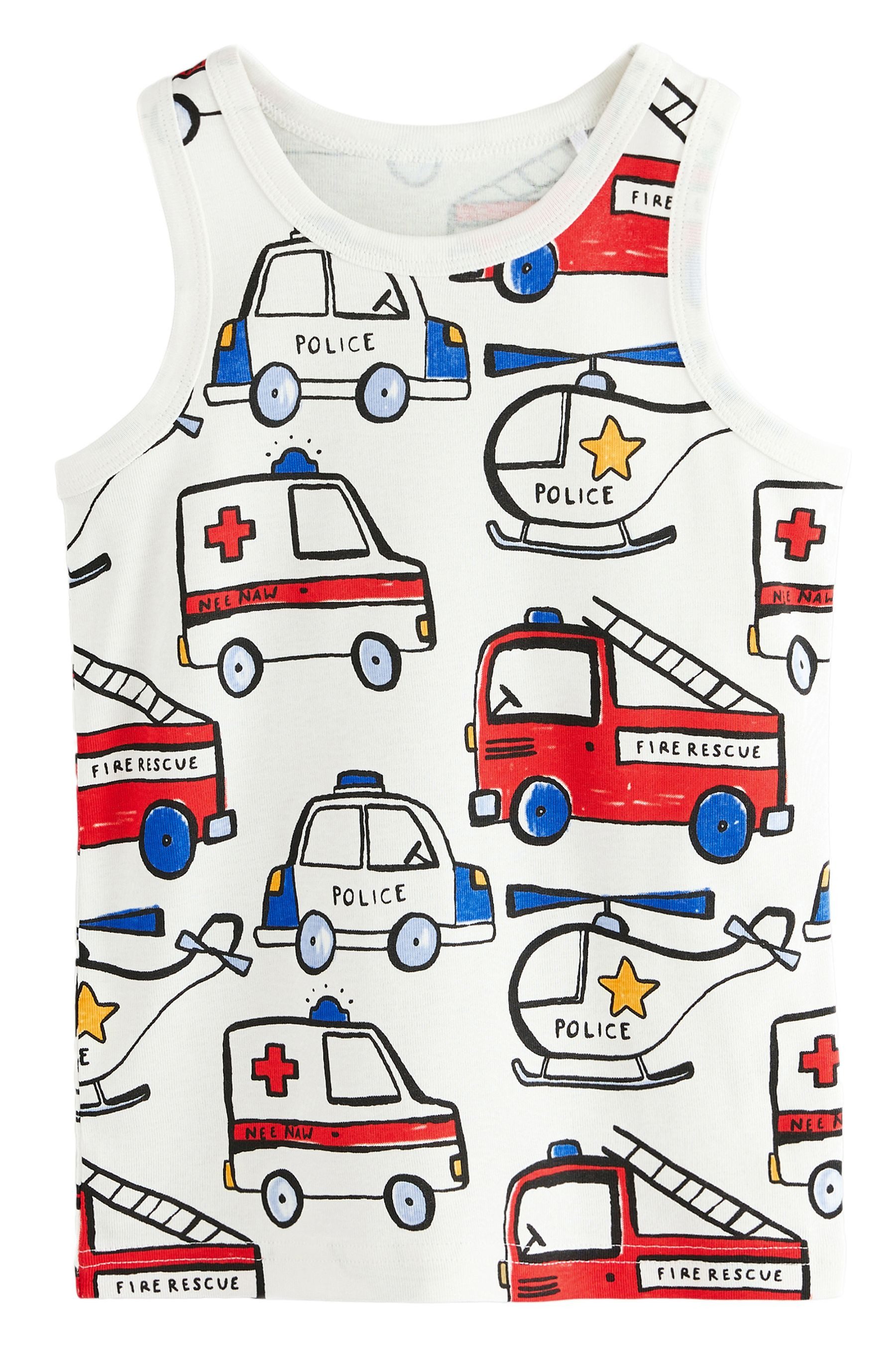 Next Trägertop Trägerhemden aus 100 % Baumwolle, 3er-Pack (3-tlg)